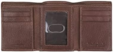 Timberland Men's Genuine Leather RFID Blocking Trifold Wallet - Image 2