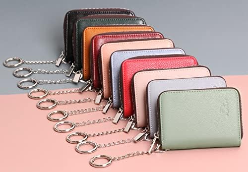 FurArt Credit Card Wallet, Zipper Card Cases Holder for Men Women, RFID Blocking, KeyChain Wallet, Compact Size - Image 7