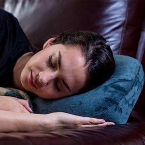 AirComfy Daydreamer Travel Neck Pillow - Self-Inflatable Pillow with Luxuriously Soft Washable Cover and Packsack - Compact and Lightweight Support for Sleeping and Traveling in Airplanes - Image 7