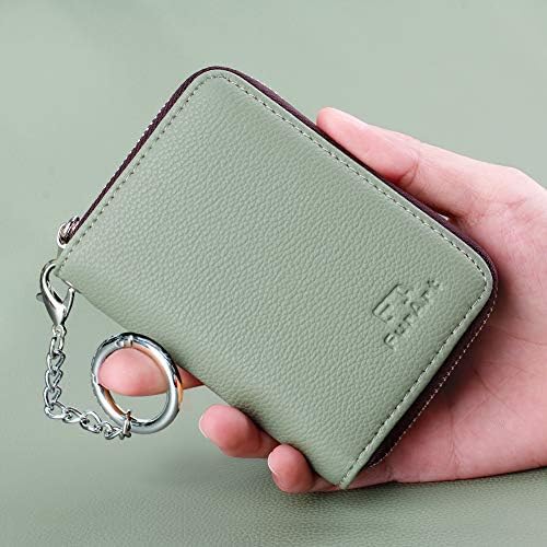 FurArt Credit Card Wallet, Zipper Card Cases Holder for Men Women, RFID Blocking, KeyChain Wallet, Compact Size - Image 4