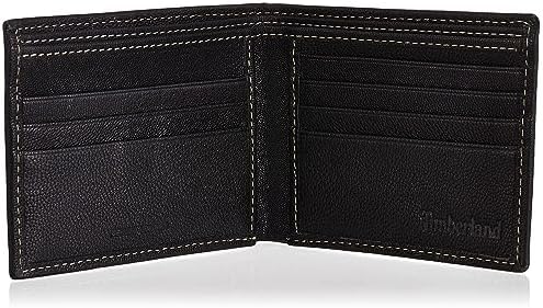 Timberland Men's Genuine Leather Rfid Blocking Passcase Security Wallet - Image 5