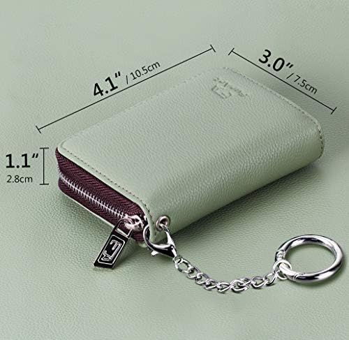 FurArt Credit Card Wallet, Zipper Card Cases Holder for Men Women, RFID Blocking, KeyChain Wallet, Compact Size - Image 6