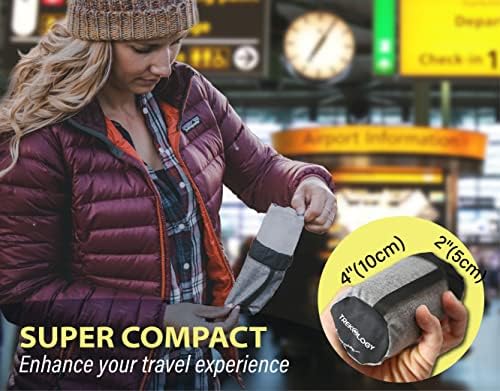TREKOLOGY Inflatable Neck Pillow for Travel - Ultimate Comfort and Support for Airplanes, Cars, and More - Ergonomic Design for Restful Sleep and Neck Relief - Essential Travel Accessory - Image 2