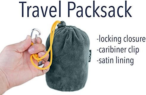 AirComfy Daydreamer Travel Neck Pillow - Self-Inflatable Pillow with Luxuriously Soft Washable Cover and Packsack - Compact and Lightweight Support for Sleeping and Traveling in Airplanes - Image 3