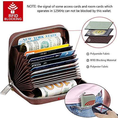 FurArt Credit Card Wallet, Zipper Card Cases Holder for Men Women, RFID Blocking, KeyChain Wallet, Compact Size - Image 5
