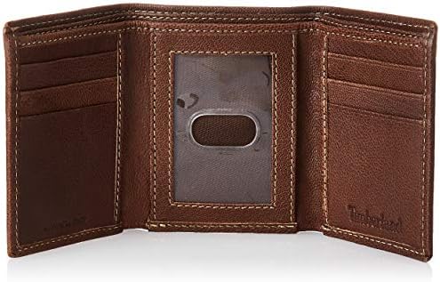 Timberland Men's Genuine Leather RFID Blocking Trifold Wallet - Image 5