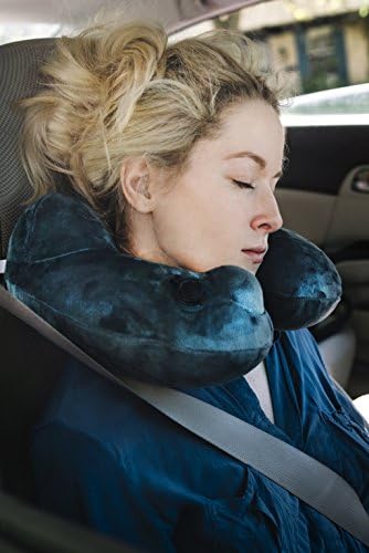 AirComfy Daydreamer Travel Neck Pillow - Self-Inflatable Pillow with Luxuriously Soft Washable Cover and Packsack - Compact and Lightweight Support for Sleeping and Traveling in Airplanes - Image 5